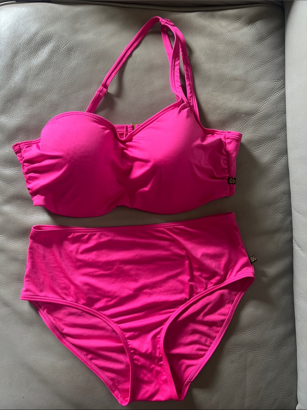 Aqua Hot Pink Women’s Swim Bikini Set